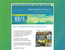 Tablet Screenshot of healart.org
